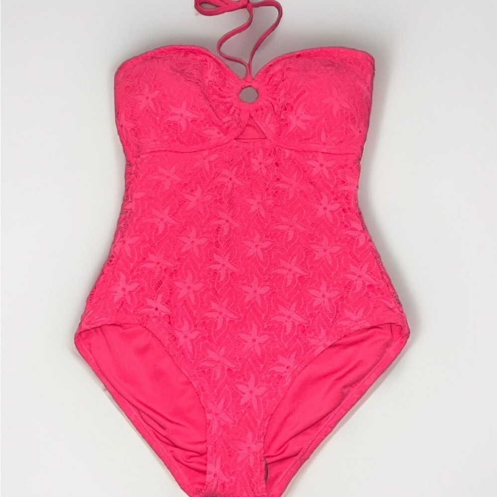 NWT Vince Camputo "hibiscus" one piecebrand new-0374